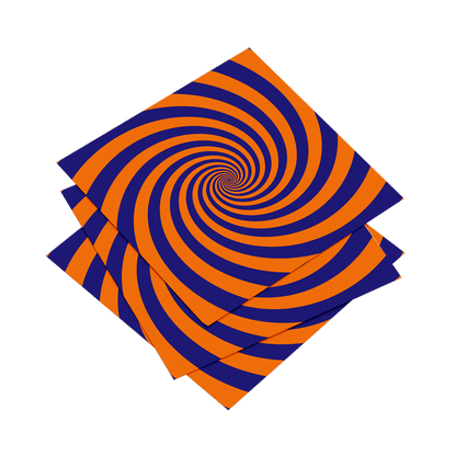 Modern illusion art print for calming and elegant interiors