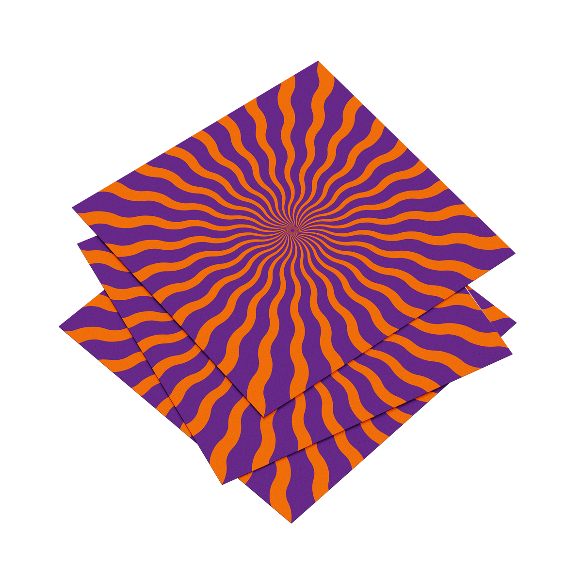 Calming abstract illusion print for modern decor