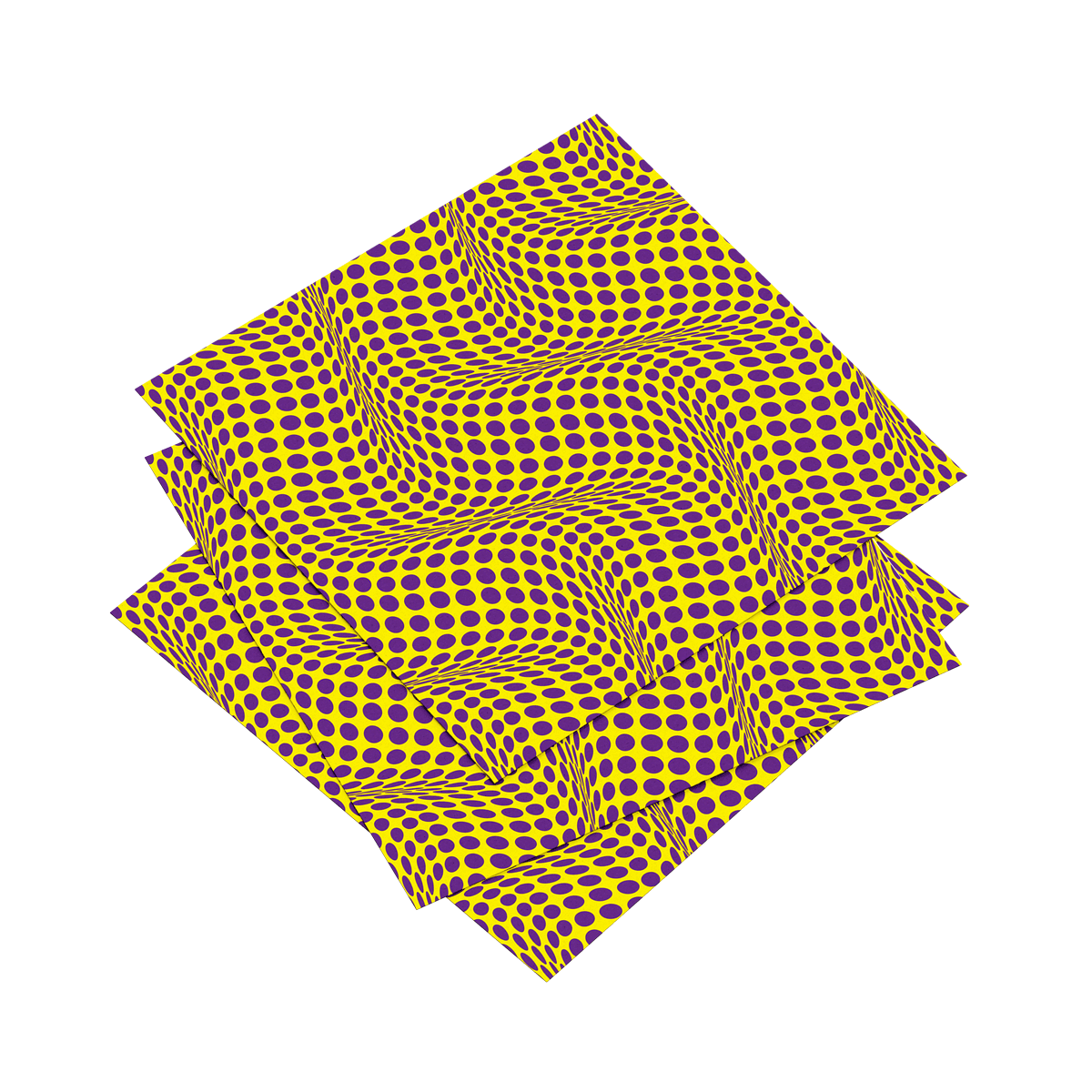 Optical illusion decor for mental clarity and relaxation