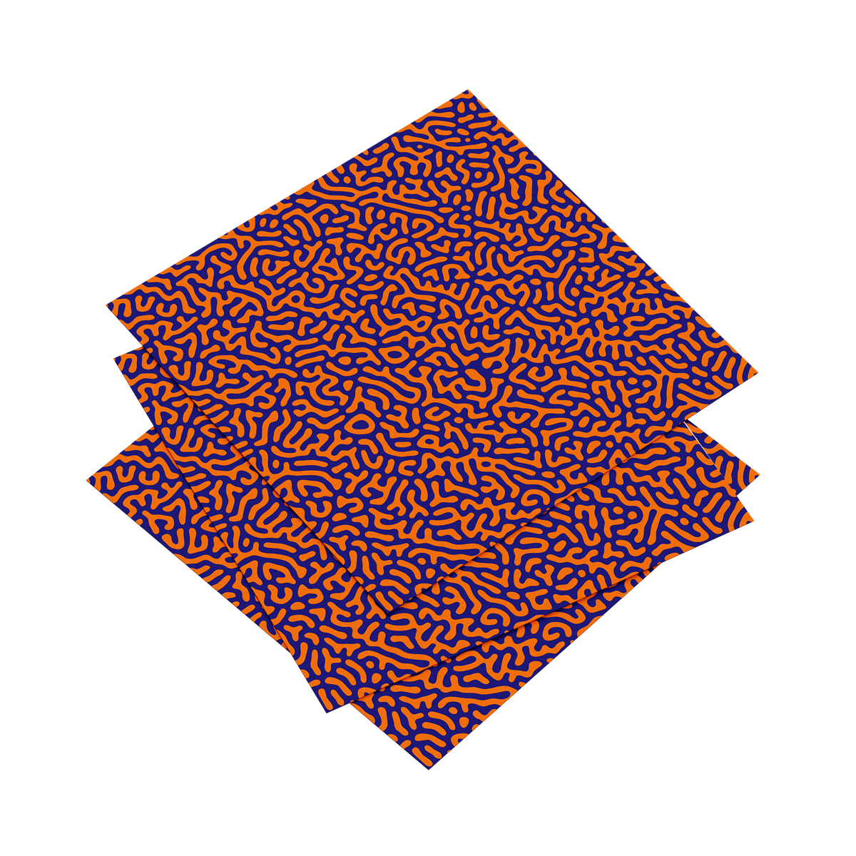 Optical illusion wall art designed to reduce anxiety and improve focus