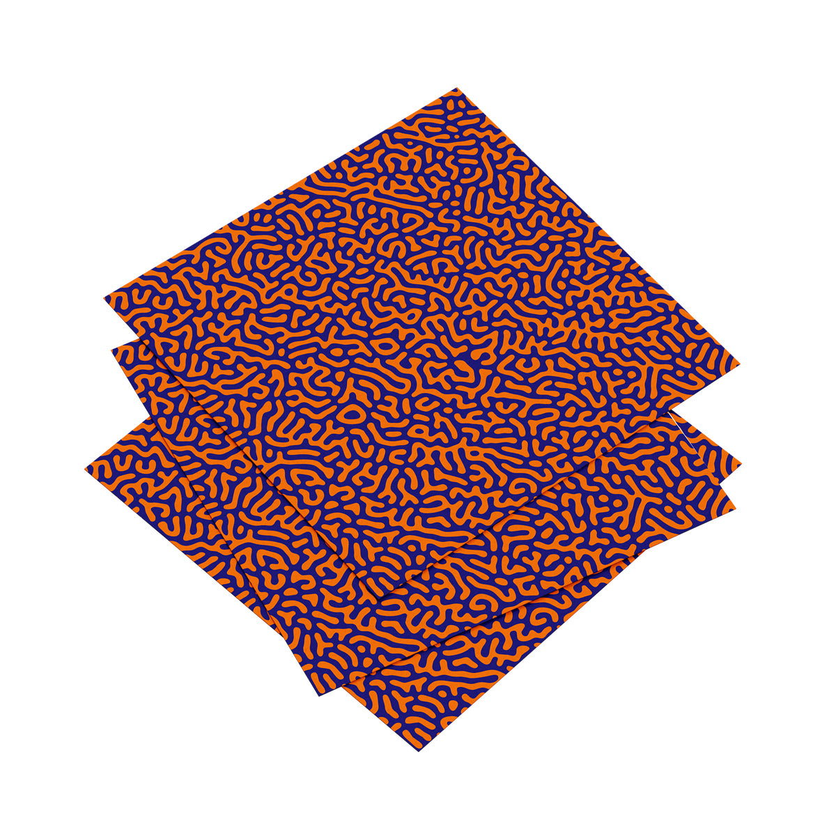 Stack of rolled therapeutic art prints tied with natural twine.