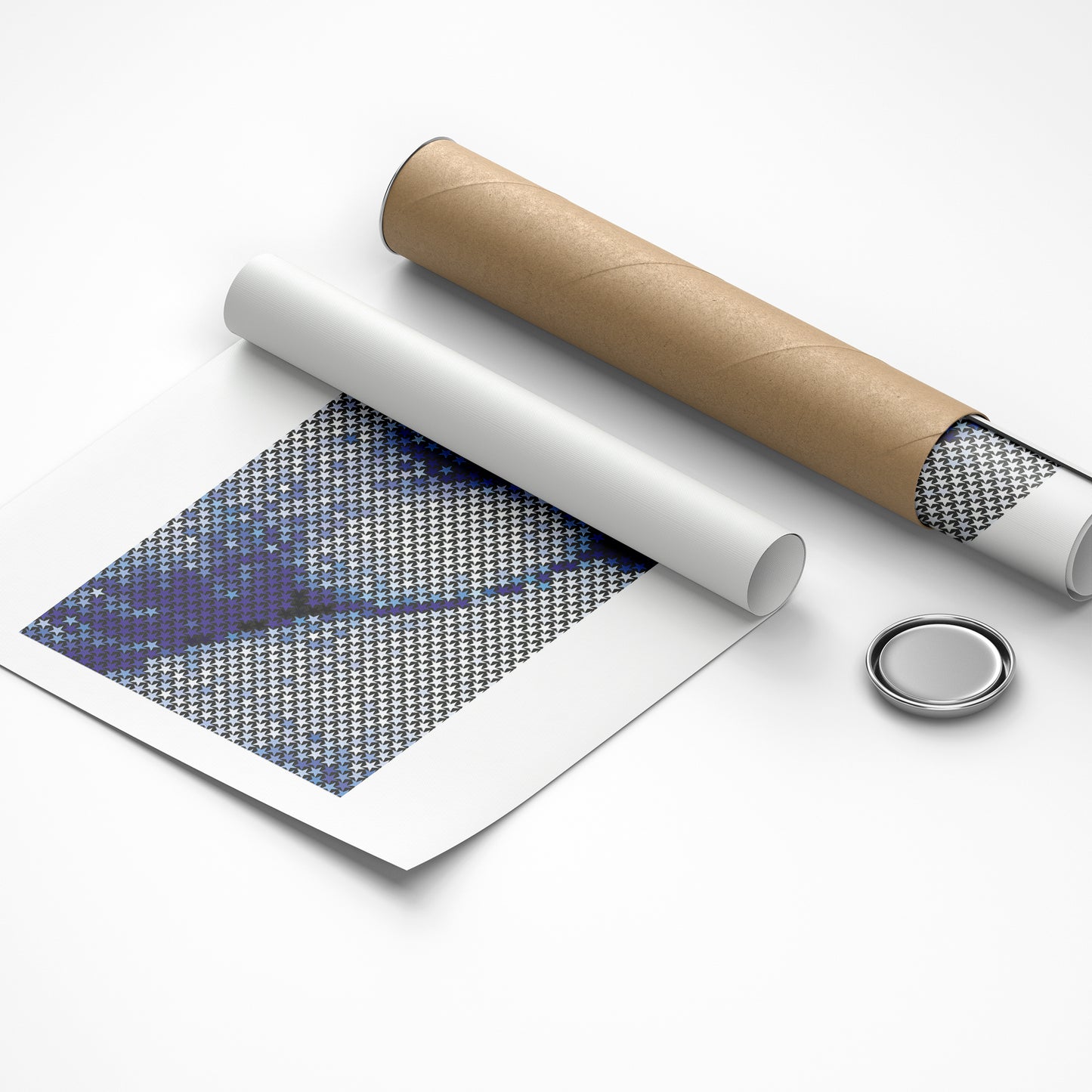 Abstract liquid motion poster featuring soothing muted hues
