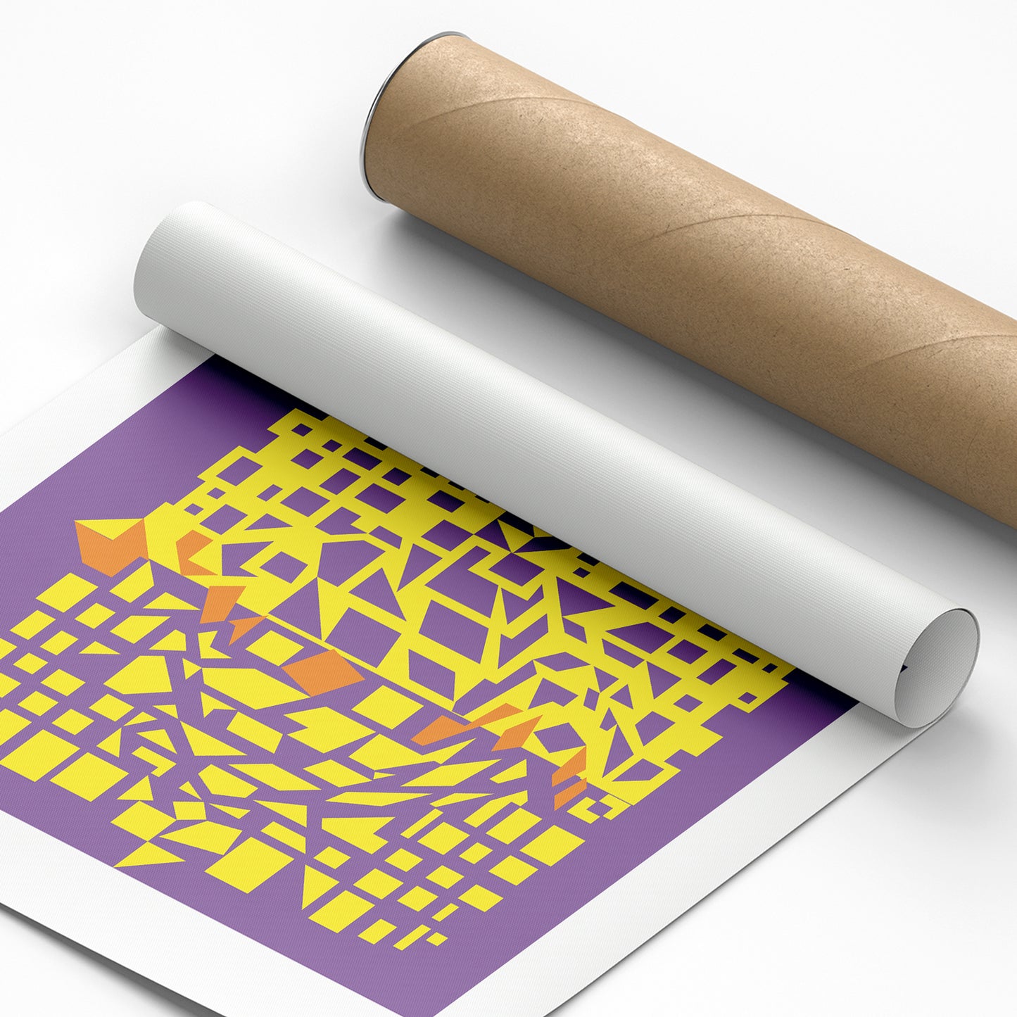 Delicate line art botanical poster for art therapy studios