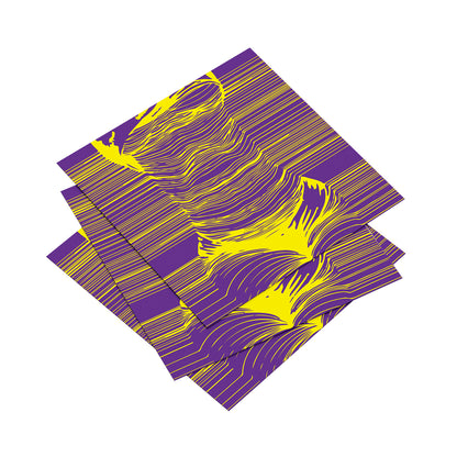 Delicate linear pattern poster for sensory calming rooms