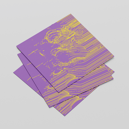 Delicate pastel grid canvas print for clear office focus