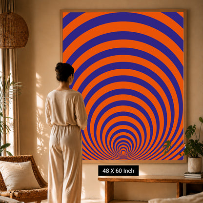 Ethereal celestial motion art print for slowing racing thoughts