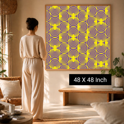 Gentle organic abstract poster for wellness practitioner walls
