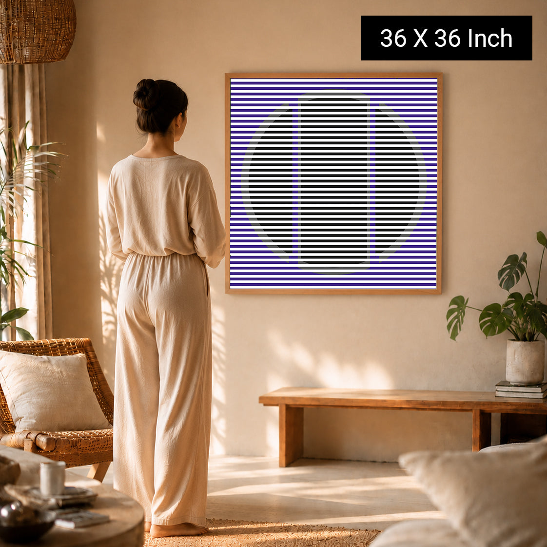 Gentle pastel gradient wall hanging for emotional healing spaces