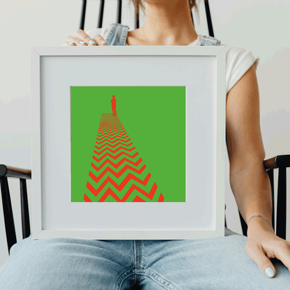 Gentle visual focal point artwork for counseling room decor