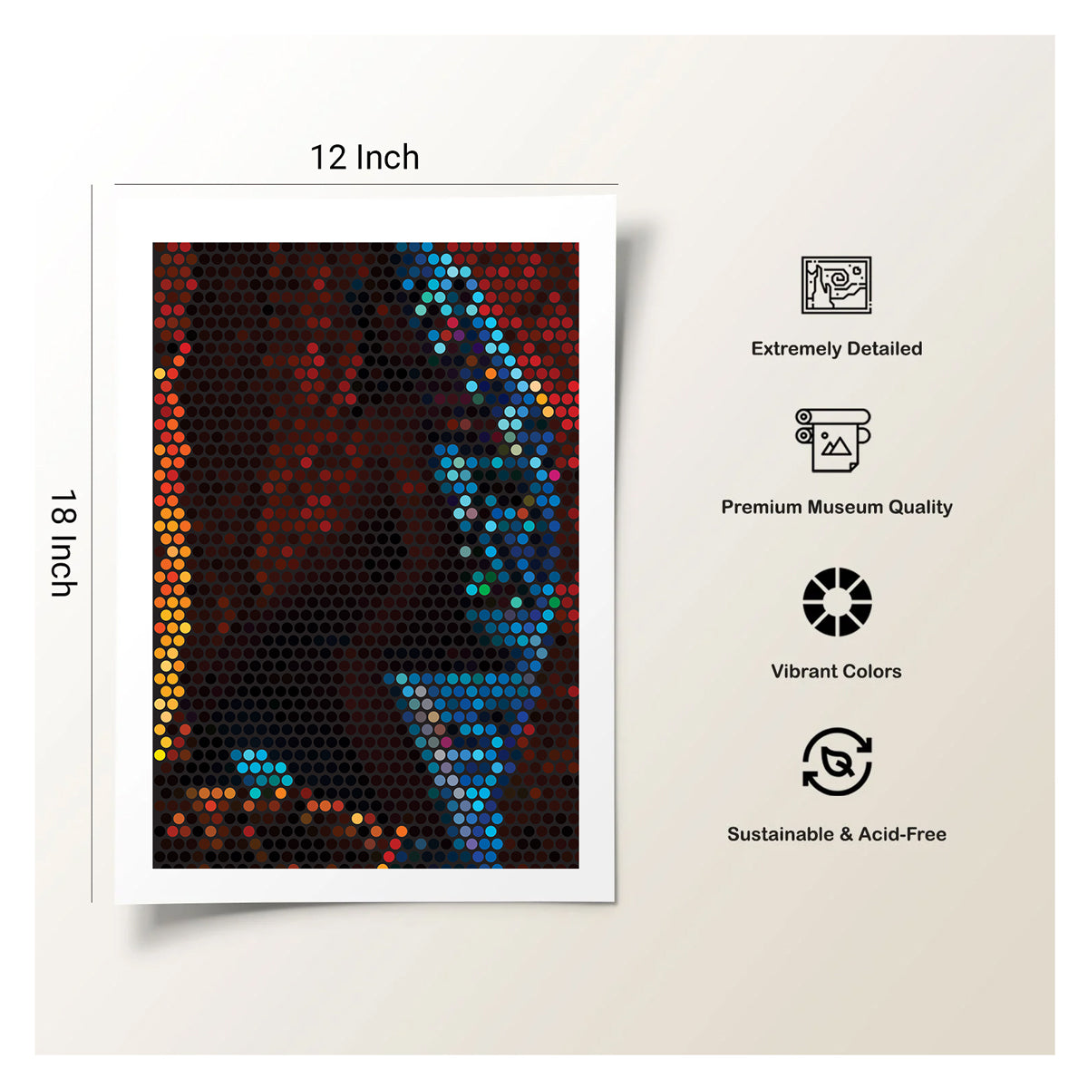 High-stress executive office wall art print by Ilu Art Therapy