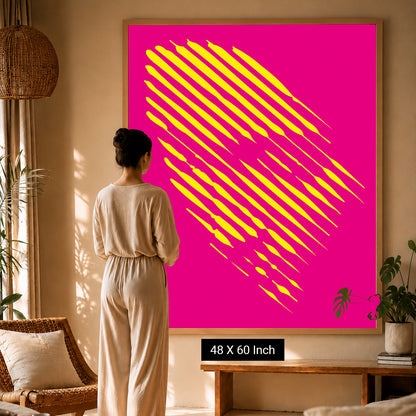 High-stress workplace visual therapy print for employee wellness