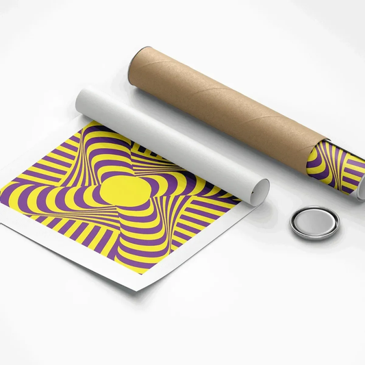 Minimalist earth tone abstract print for modern living room walls