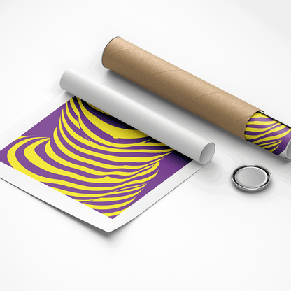 Minimalist soft-contrast print for sensory processing sensitivity