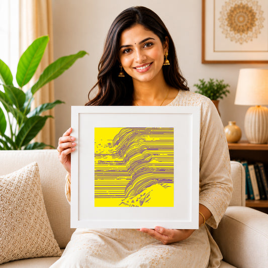 Nature-inspired therapeutic print for recovery rooms.