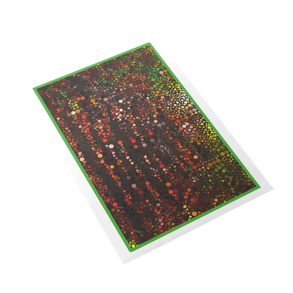 Nervous system reset wave poster for medical waiting rooms