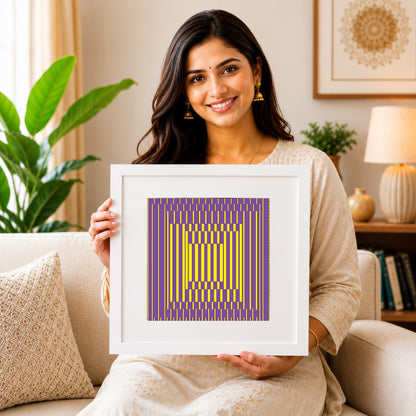 Ambient Illusion Decor for Mindfulness Spaces | Available in Paper, Canvas, Unframed & Ready-to-Hang