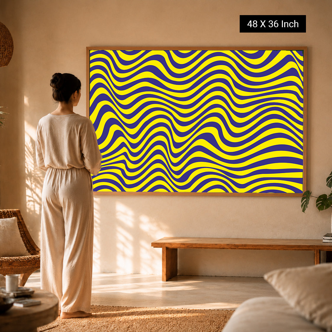Peaceful twilight aura print for holistic health practitioner rooms