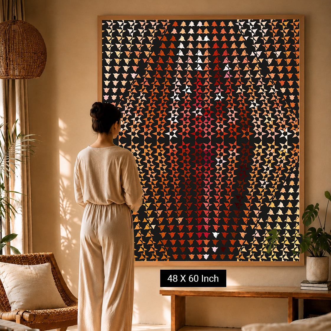 Predictable rhythmic pattern poster promoting calm predictability