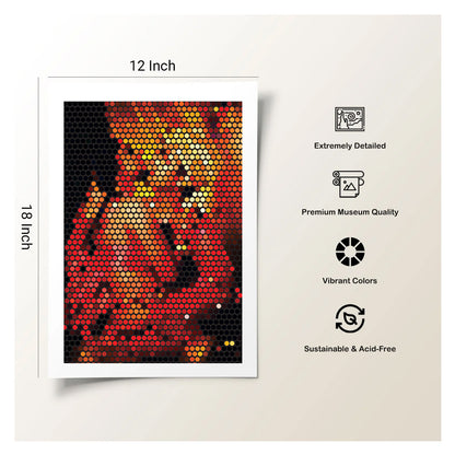 Premium gallery wrapped canvas print from Ilu Art Therapy