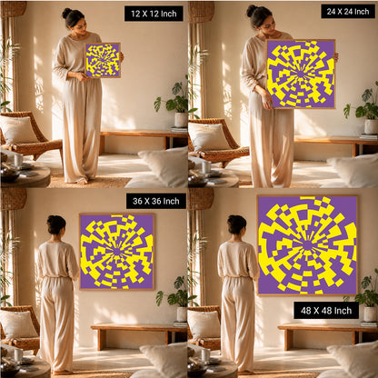 premium home decor painting for peaceful yoga inspired interiors
