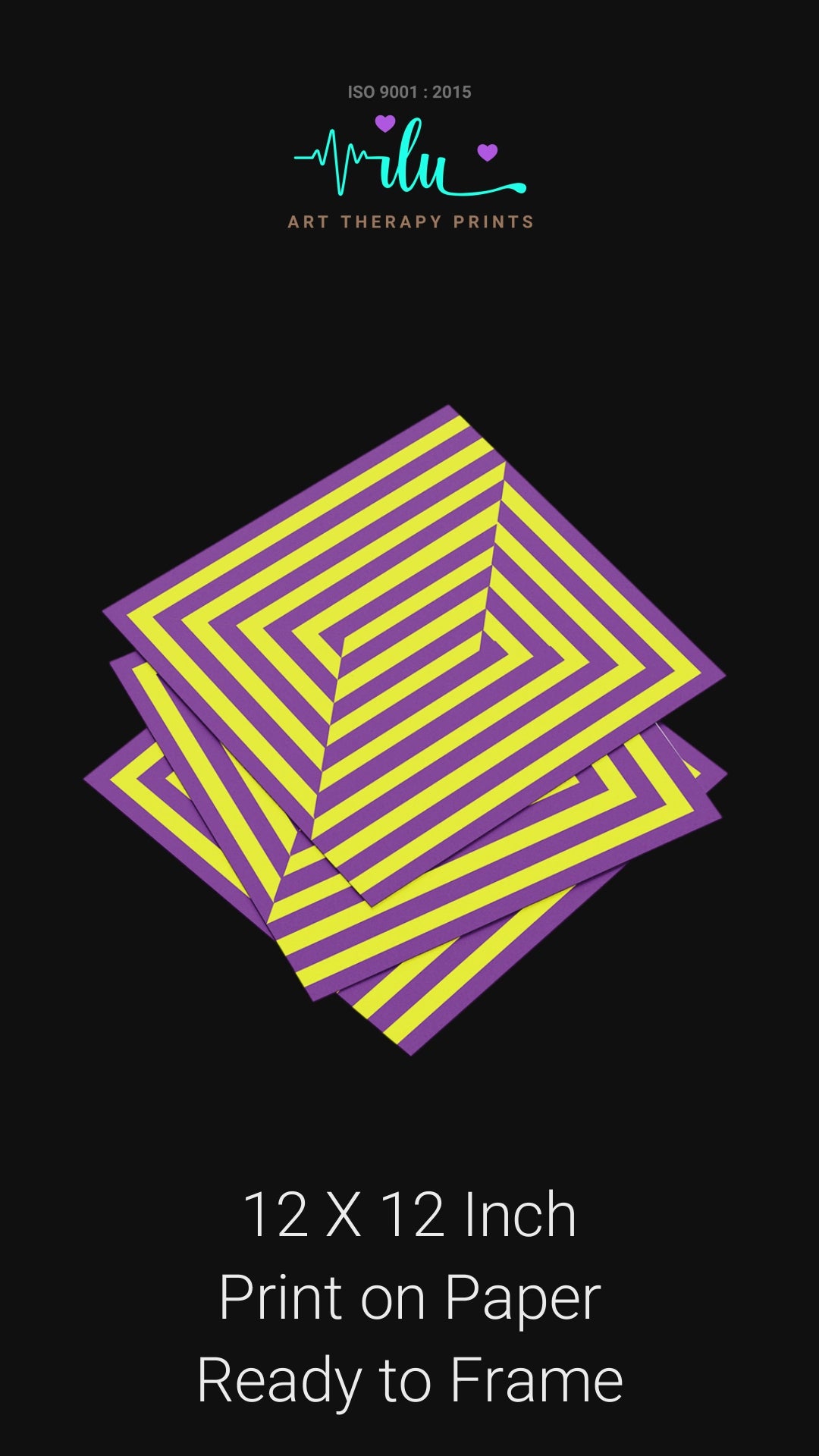 Psychedelic trance art for mental health friendly home decor