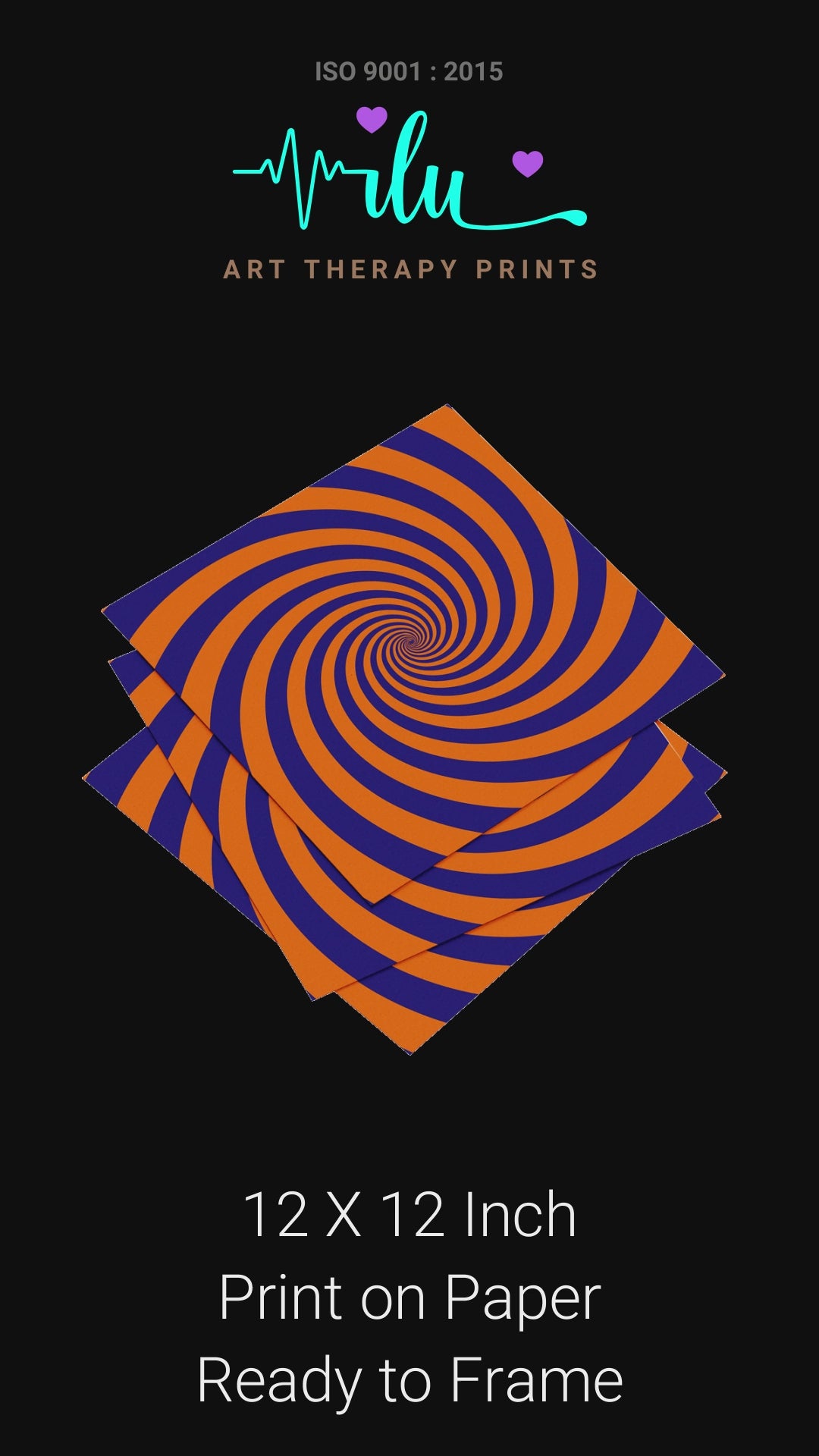 EMDR office with a bilateral print aligned with the client’s eye line.