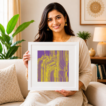 Professional counseling space art print with science-backed colors