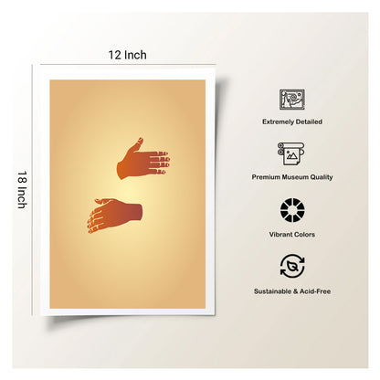 Rhythmic wave kinetic print designed for workplace stress relief