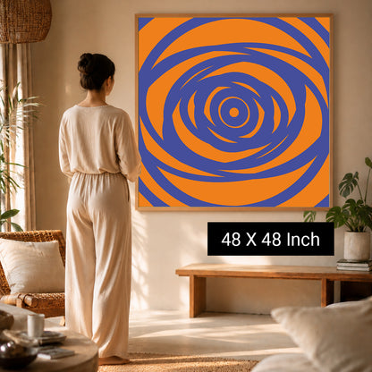 Science-tested color palette art print for healthcare interiors
