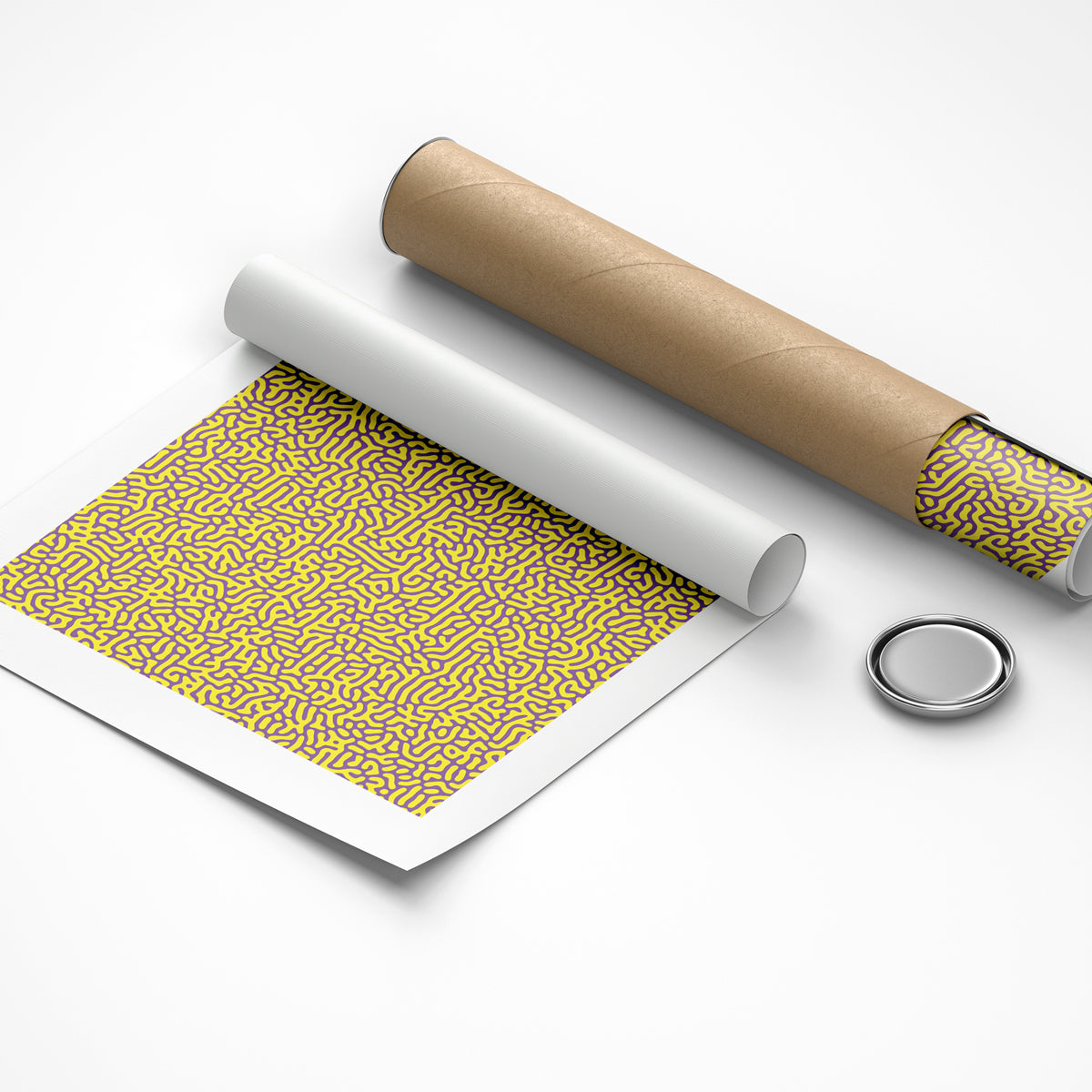 Screen fatigue calming art print for tech industry workspaces