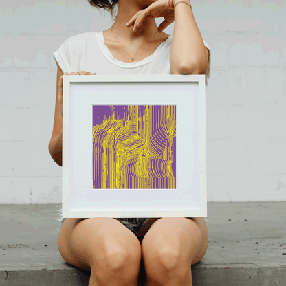 Serene watercolor print for emotional regulation therapy rooms