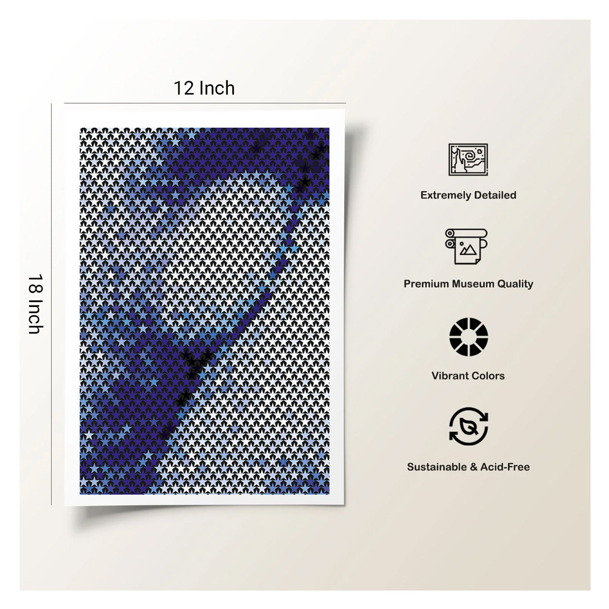 Soft motion optical print for digital worker eye strain rest