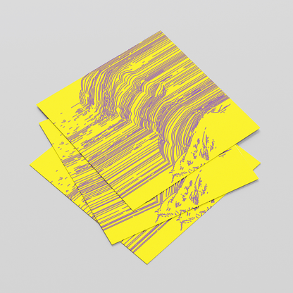 Soft pastel gradient orb art print for study desk focus