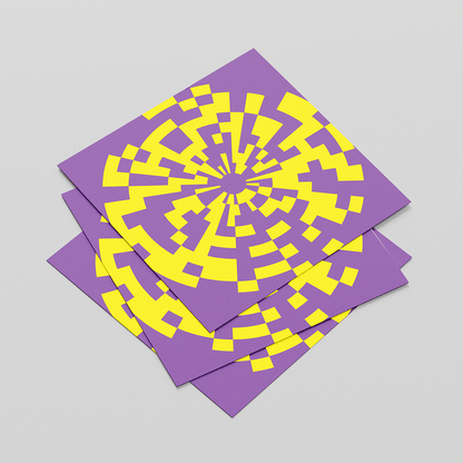 Soft yellow abstract artwork for mood boosting and positivity