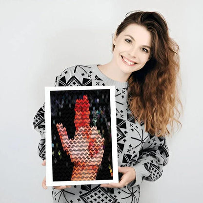 Somatic experiencing art print designed for emotional grounding