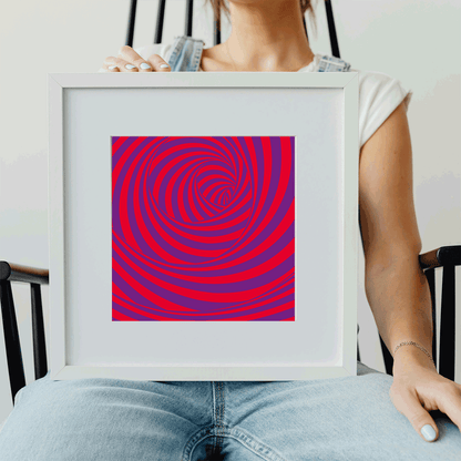 Soothing nature-inspired abstraction for panic attack recovery