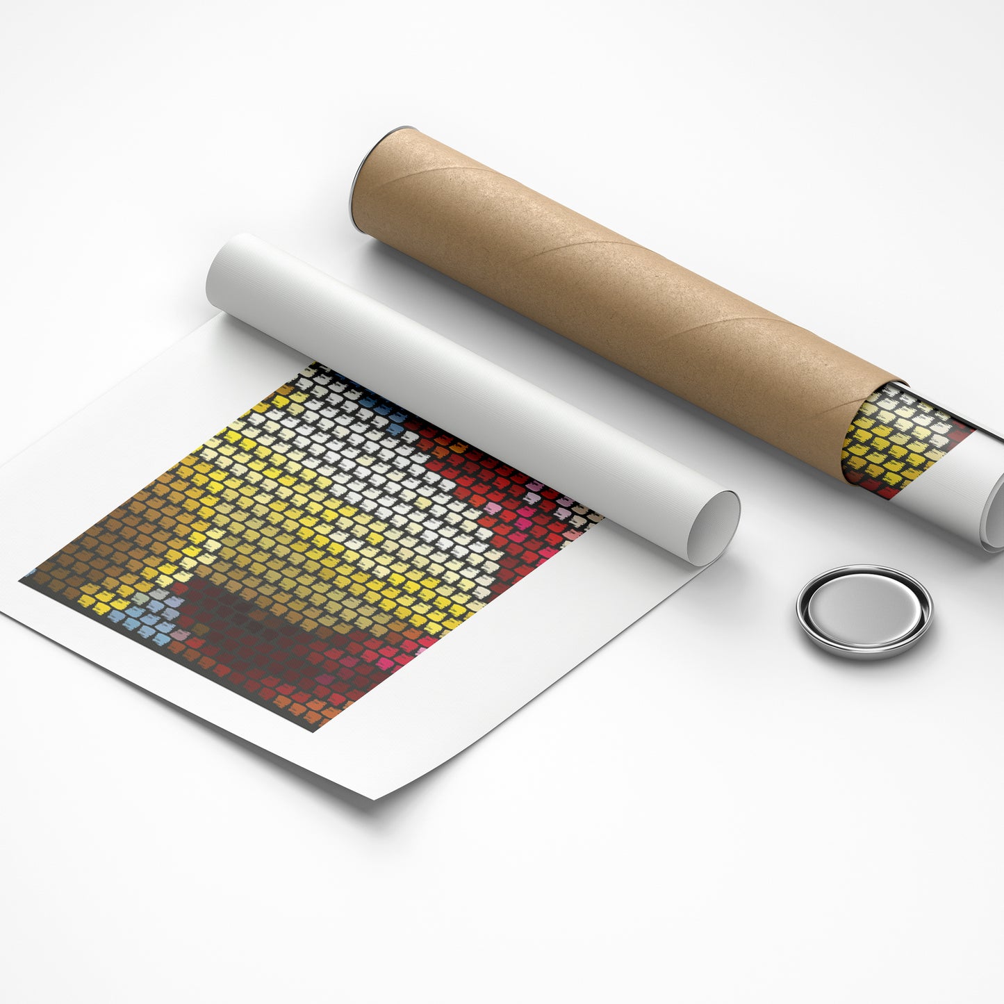 Soothing sand and stone art print for holistic wellness hubs