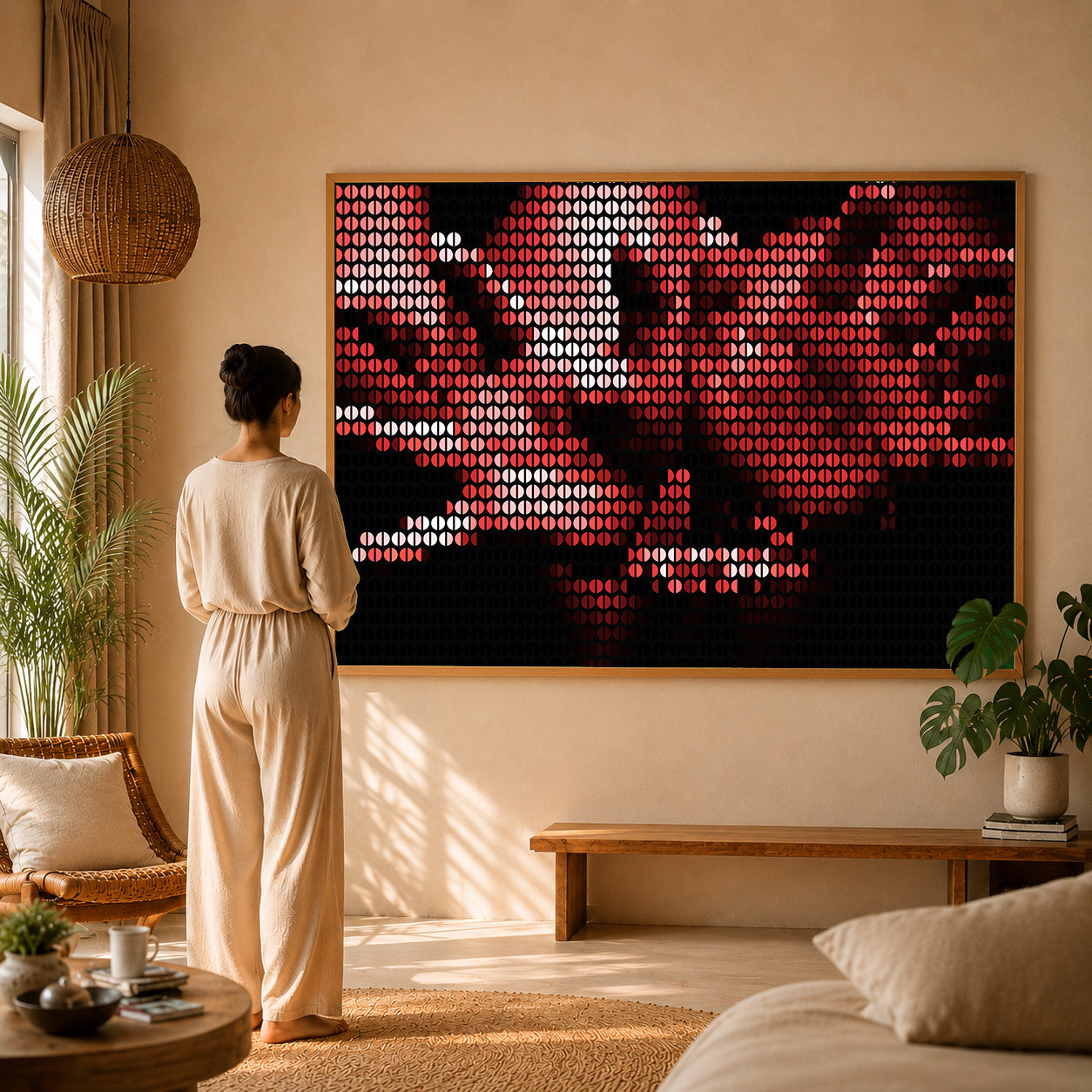 Stress-free workplace art print for modern tech office walls