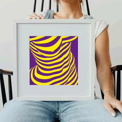 Subtle monochrome line pattern artwork for quiet contemplation