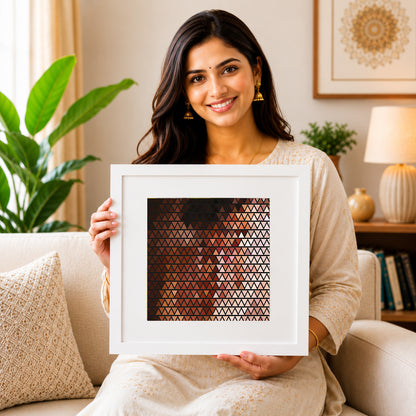 Zen minimalist line art print representing inner harmony